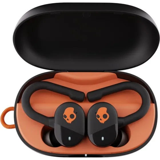Skullcandy Push Play Active Trådløse Høretelefoner, Sort/Orange