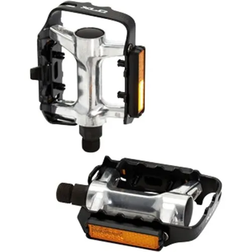 XLC PD-M02 flade pedaler (sort) med refleks