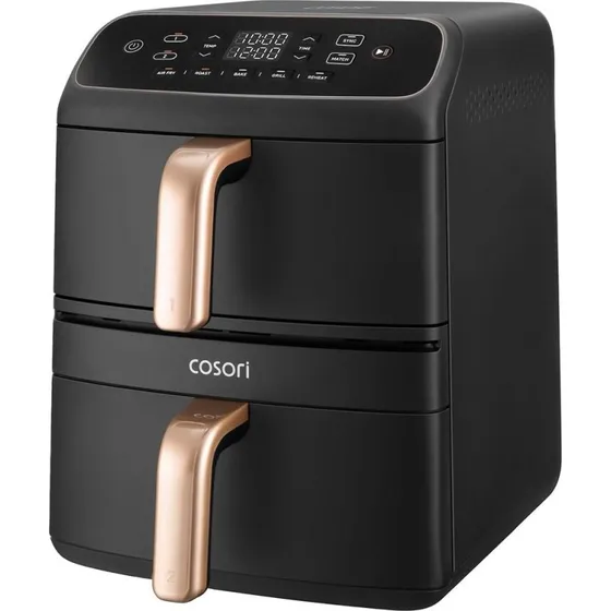 COSORI Turbo Tower Compact 8,6 L Airfryer, Sort