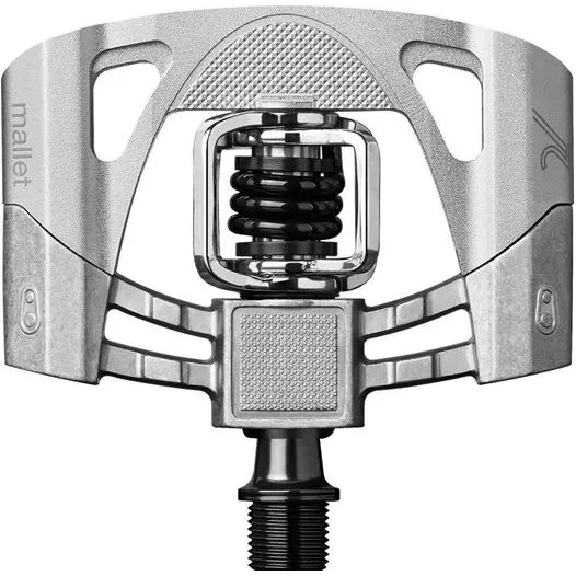 Crankbrothers Mallet 2 SPD pedaler, grå/grøn