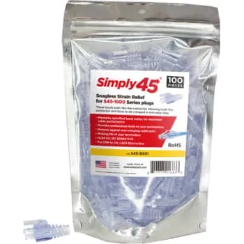 Simply45® RJ45 Aflaster til CAT5, 100 stk.