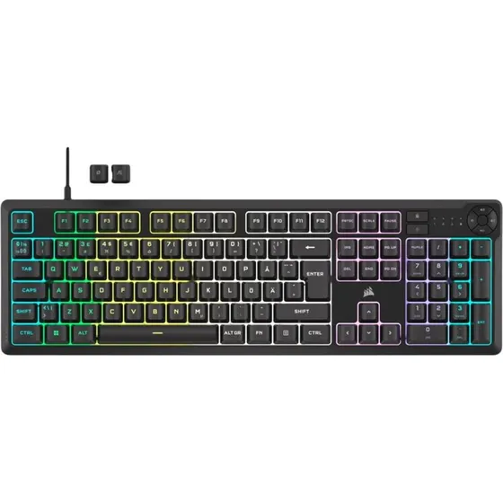 Corsair K55 CORE RGB Tastatur, Nordisk, Sort