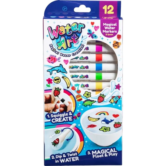 Water Art magiske tusser 12-pak