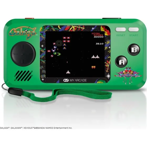 My Arcade Pocket Player Galaga 3 - Retro Mini Spillekonsol
