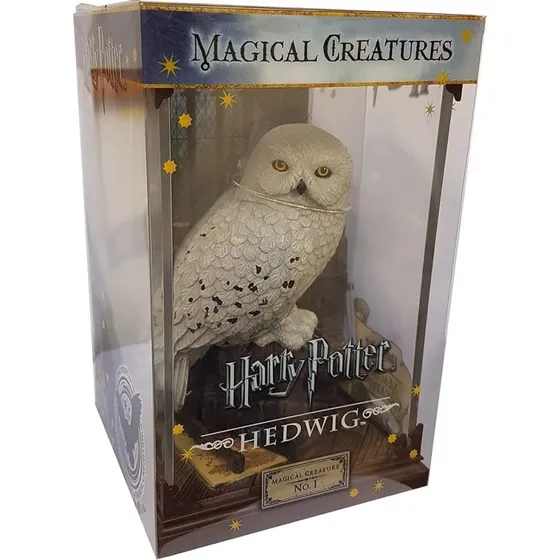 Harry Potter Magiske Skabninger - Hedwig, håndmalede plastikskulptur