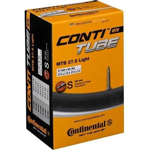 Continental Cykelslange MTB 27,5 Light 47/62-584 racerventil 42 mm