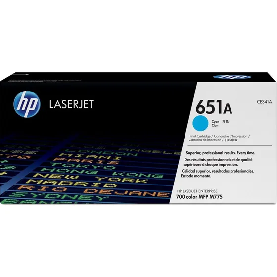 HP 651A Cyan Tonerpatron – Original, 16.000 sider