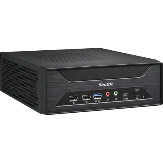 Shuttle XPC Slim XH810 Mini PC Barebones - Sort