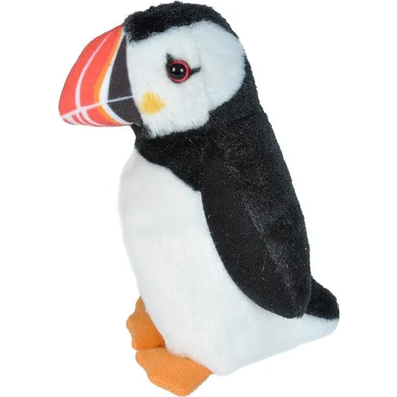 Wild Republic Bamse Bird med Lyd 18 cm, Europæisk Atlantisk Lunde