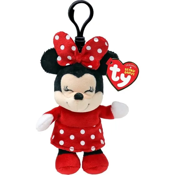 TY Minnie Mouse clip - sød Disney-beanie baby