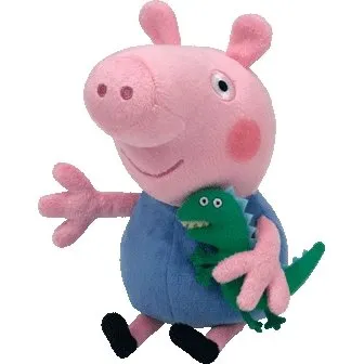 TY George pig beanie boos