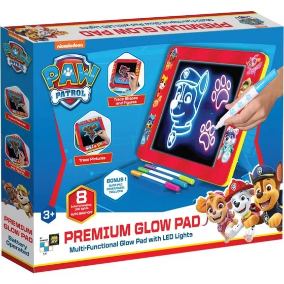 Paw Patrol Premium Glow Pad AM-5119 - Tegneplade med neon-LED
