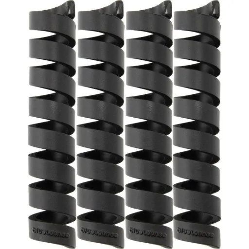 Bluelounge Cablecoil kabelbeskytter sort, 4 stk