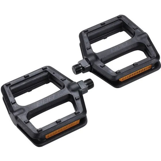 BBB TrailRide BPD-35 platformspedaler 9/16" aluminium, sort