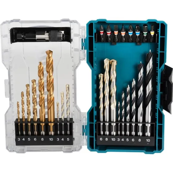 Makita E-07032 Skruetrækker og Borebitsæt 27 Stk