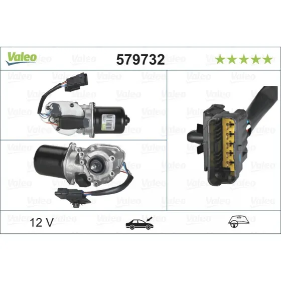 VALEO Viskermotor 579732 til OPEL, RENAULT, NISSAN
