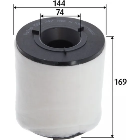 VALEO Luftfilter 585747 til AUDI, SEAT, SKODA, VW