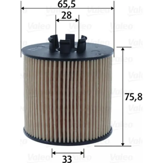 VALEO Oliefilter 586598 til VW, Audi, Skoda