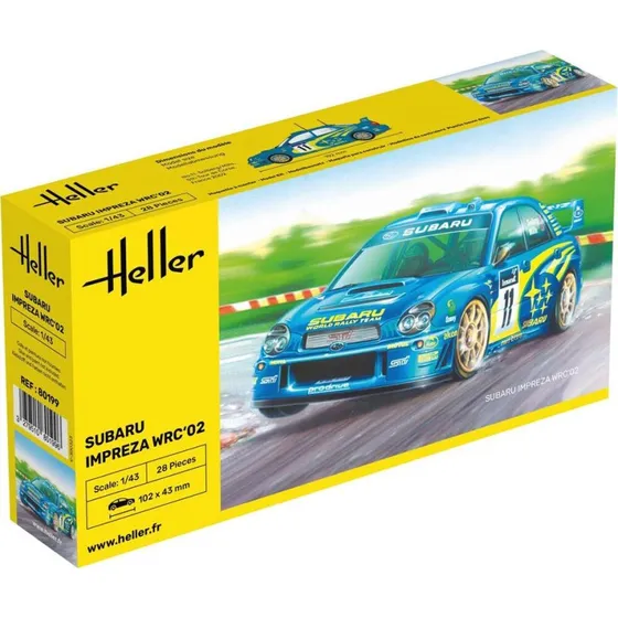 Heller Subaru Impreza WRC 2002 1:43 Byggesæt