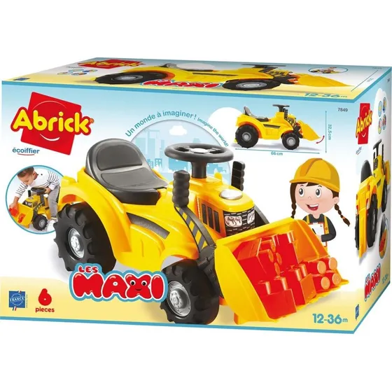 Ecoiffier Abrick Maxi Backhoe Ride-On