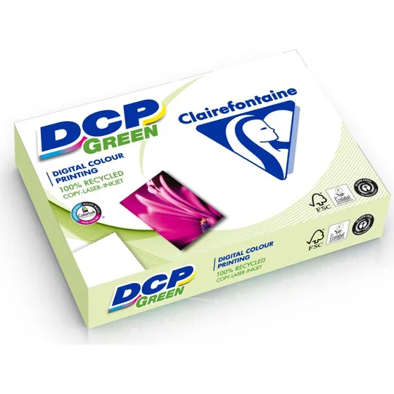 Clairefontaine DCP Kopipapir A4 250g/m² Satin Hvid 125 ark