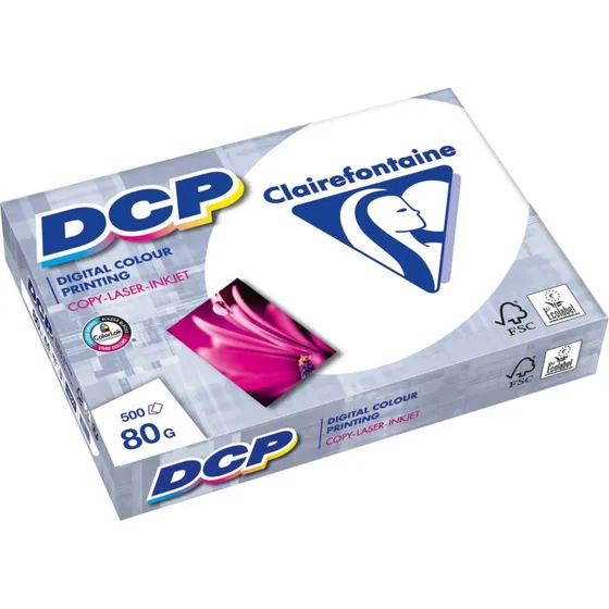 Clairefontaine DCP A4 80g 500 Ark Hvid