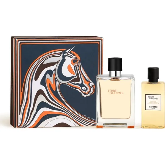 Hermès Terre d'Hermès Gavesæt 100 ml Eau de Toilette + 80 ml Shower Gel