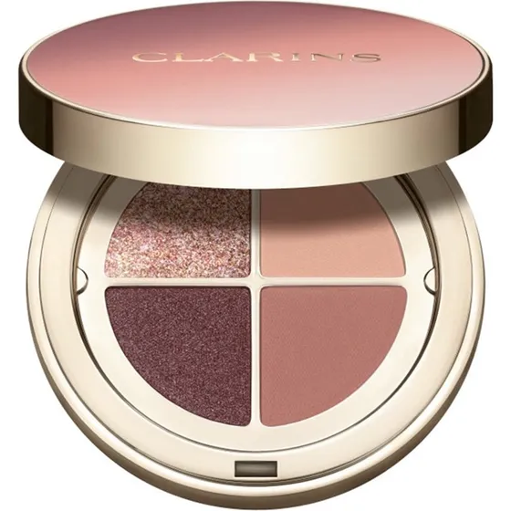 Clarins Ombre 4-farvet øjenskyggepalette 01 Fairy Tale Nude, 4,2 g