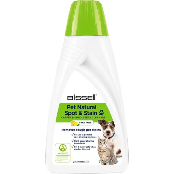 Bissell Natural Spot&Stain Pet Rengøringsmiddel 1L