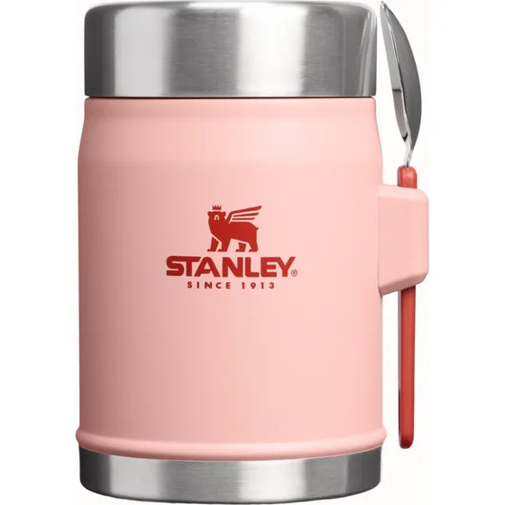 Stanley Legendary Classic Madtermobeholder 0,41 L, Peach Rose med Spork