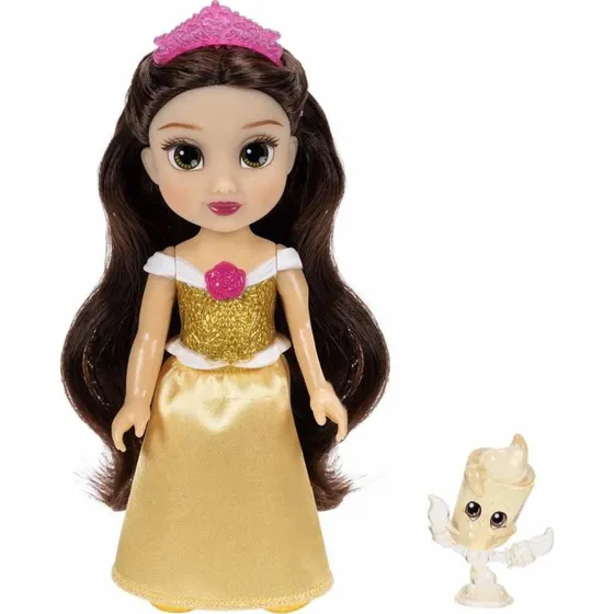 Disney Princess Belle Dukke 15 cm med Lumiere, 3+ år