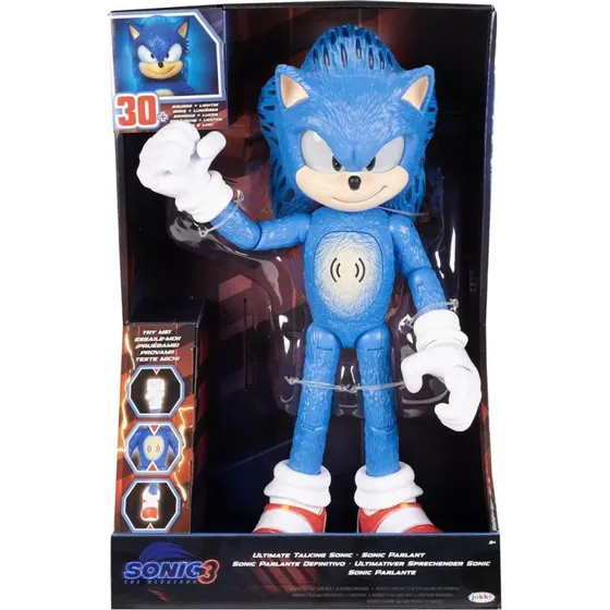 Jakks Sonic the Hedgehog 3 35cm Talende Legetøjsfigur