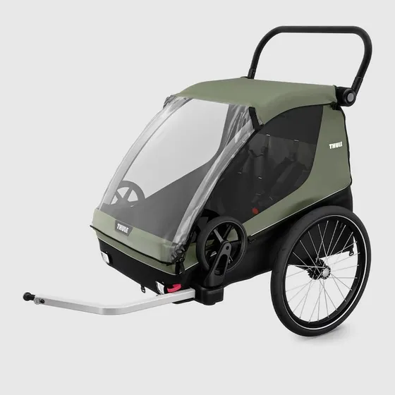 Thule Courier 3-i-1 Cykeltrailer Vintage Grøn
