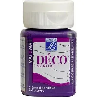 Lefranc & Bourgeois Deco Soft Acrylic Blåbær 50 ml