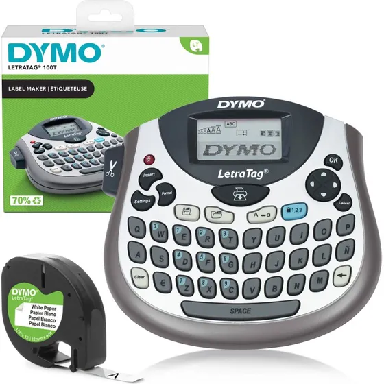 Dymo LetraTag LT-100T Labelmaskine med QWERTZ-tastatur