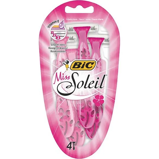Bic Soleil Collection 4-pack 3-bladet engangsskraber