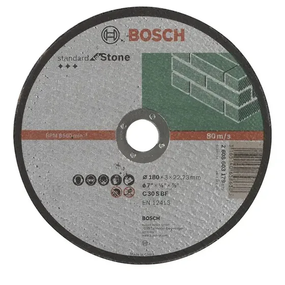 Bosch Skæreskive Sten 180x3 mm, 2608603179