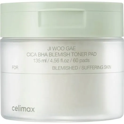 Celimax Cica BHA Blemish Toner Pads – 60 stk.