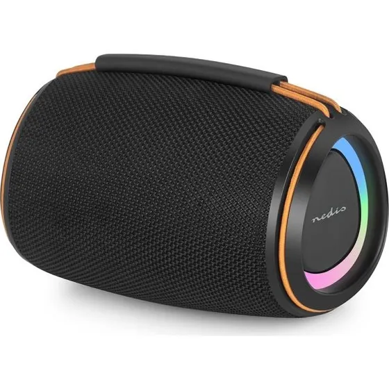 Nedis Bluetooth® 40 W højttaler, Orange/Sort, 360 min, bærbar