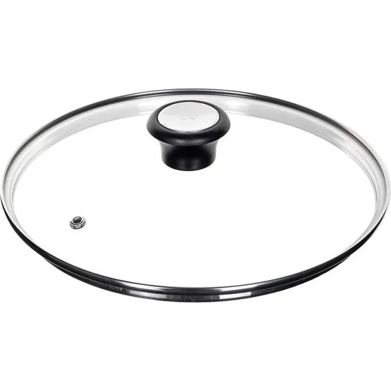 Tefal Grydelåg i Glas 24 cm, Transparent