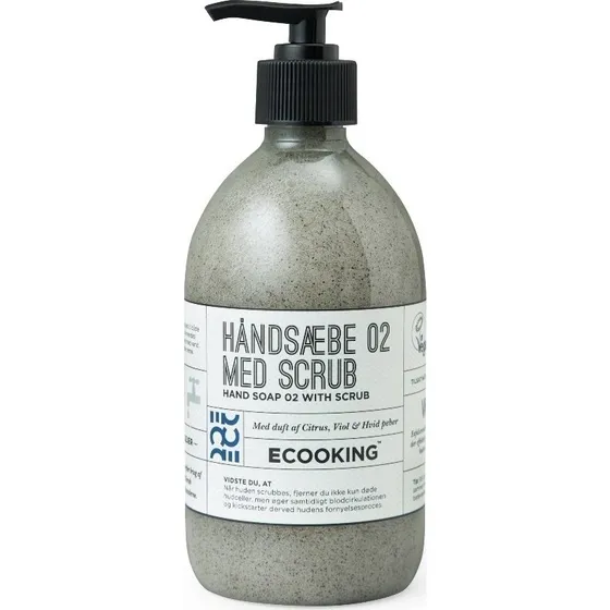 Ecooking Håndsæbe 02 med Scrub 500 ml