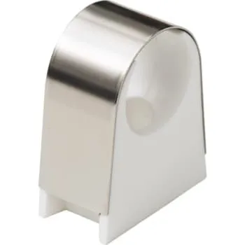 2Click Rørbærer Ø20x16mm Stål/POM, 16 mm afstand til væg