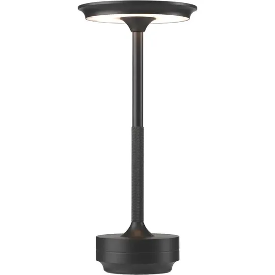 Nordic Light Skagen LED Bordlampe, Sort, Genopladelig