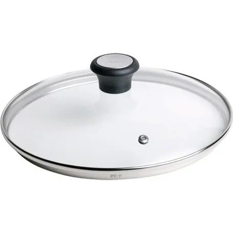 Tefal Grydelåg 26 cm, Rundt Glaslåg med Dampventil