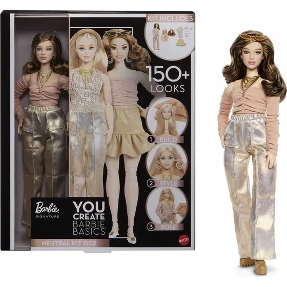 Barbie Signature You Create Samlerdukkesæt med udskiftelige hoveder