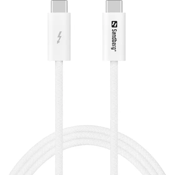 Sandberg USB4 USB-C til USB-C Kabel 1m, 240W/40Gbps