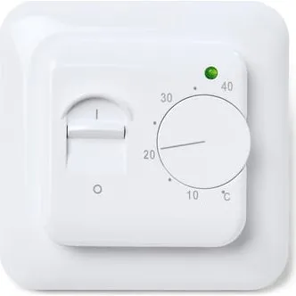 Heatcom HC15 Termostat med Gulvføler, Hvid