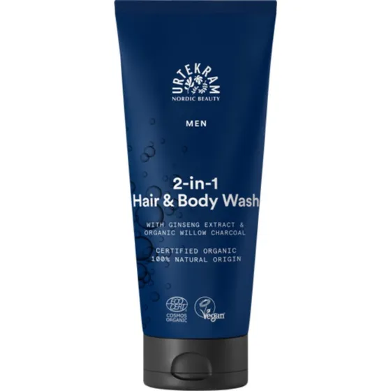Urtekram Men 2-in-1 Hair & Body Wash 200 ml