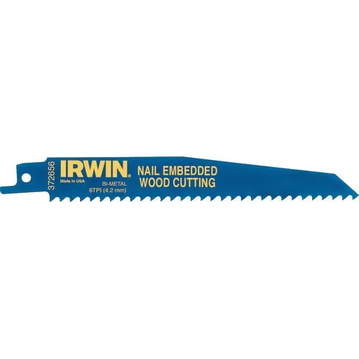 Irwin 656R Bajonetsavklinge til Træ med Søm, 150 mm (5 stk)