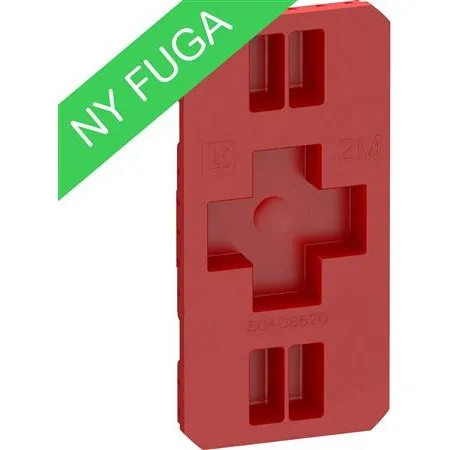 Schneider Electric Låg for Fuga Indm + Isd 2M Rød